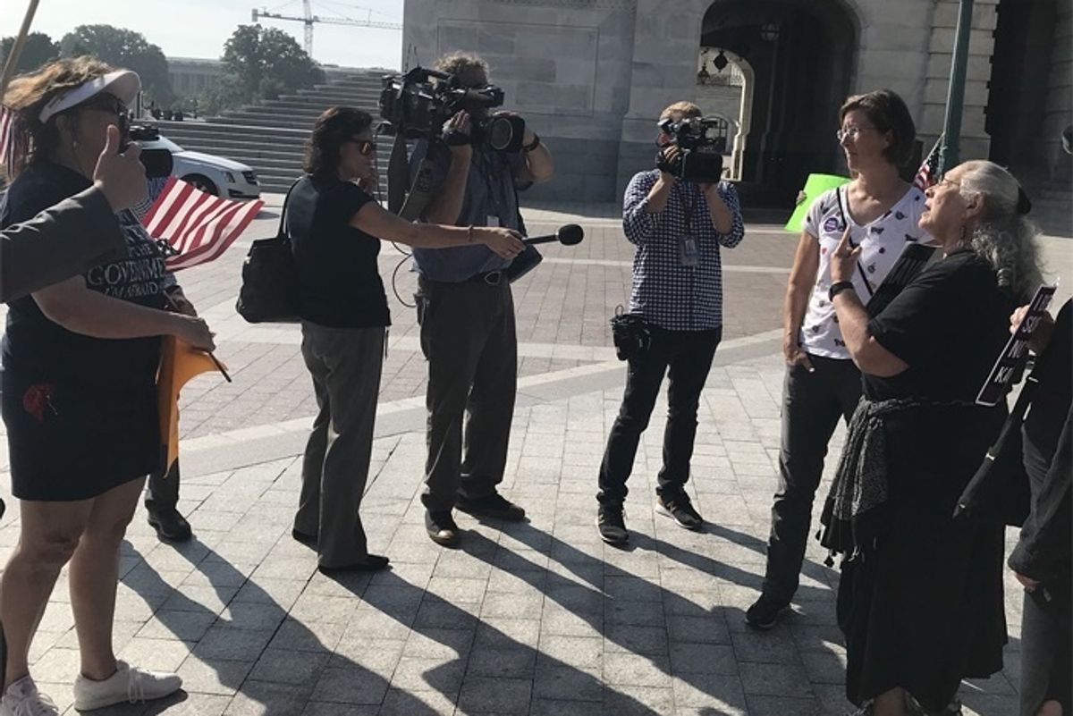 Capitol Overwhelmed By Massive Turnout Of Six Pro-Kavanaugh Marchers
