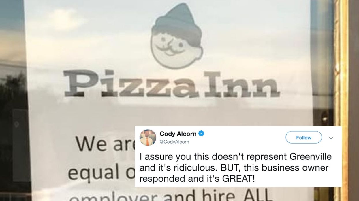 Restaurant Owner's Supportive Sign After Customer Complains About Employee With Special Needs Has People Cheering