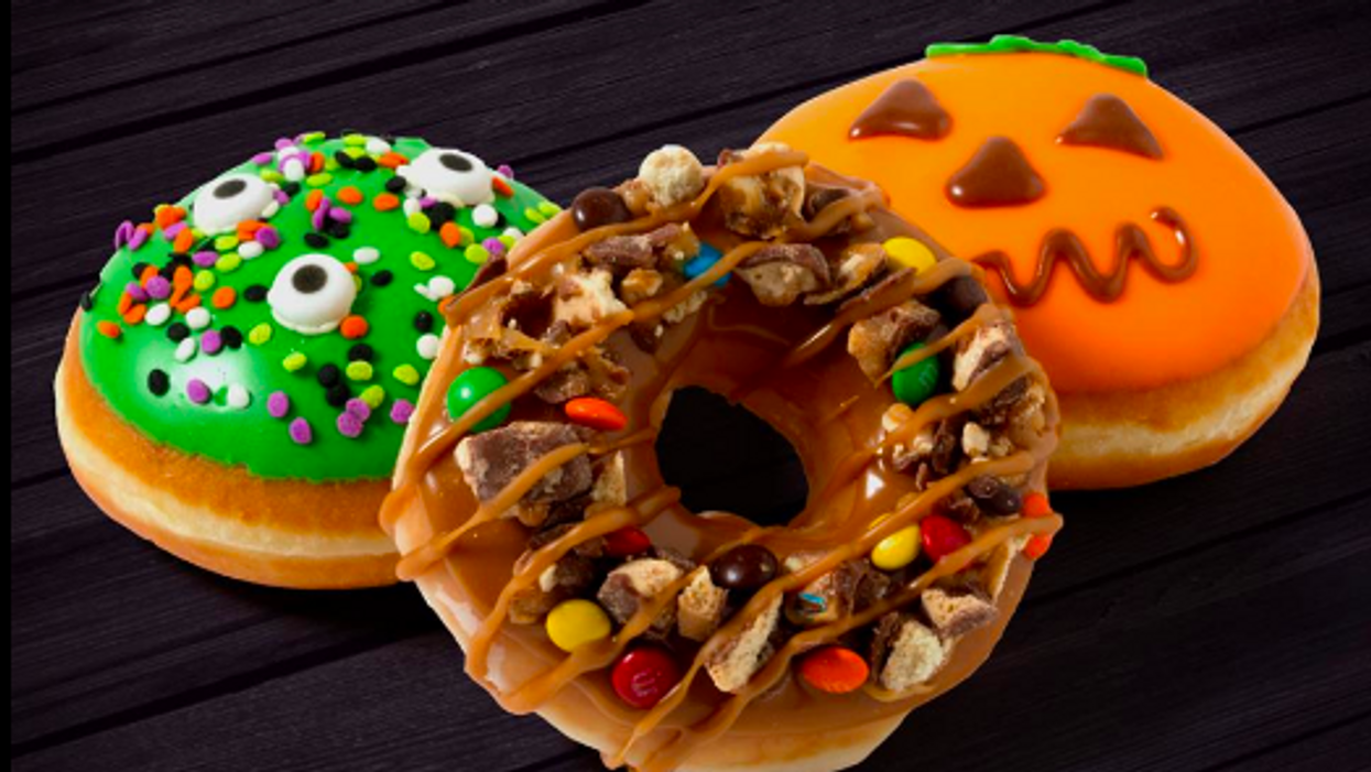 Krispy Kreme is getting in the spooky spirit with Halloween donuts
