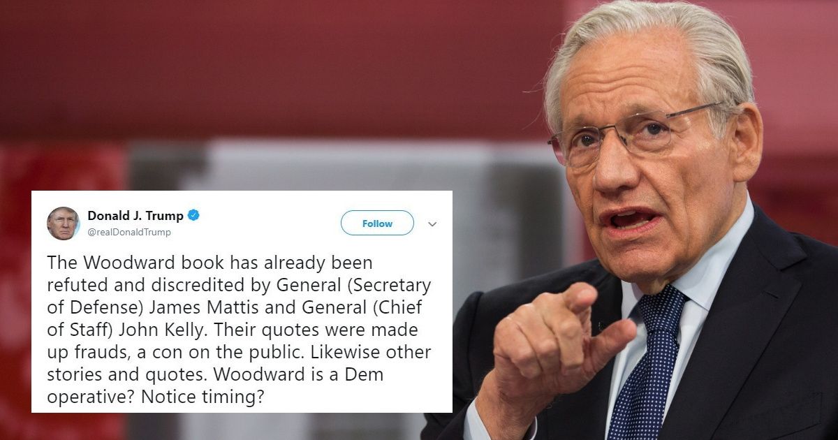 Bob Woodward Warns That He Has The Receipts If Anyone Challenges His Credibility And He's Not Afraid To Release Them