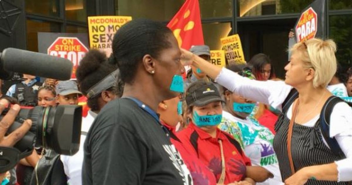 McDonald's Workers Across The U.S. Go On Strike To Combat Workplace Sexual Harassment