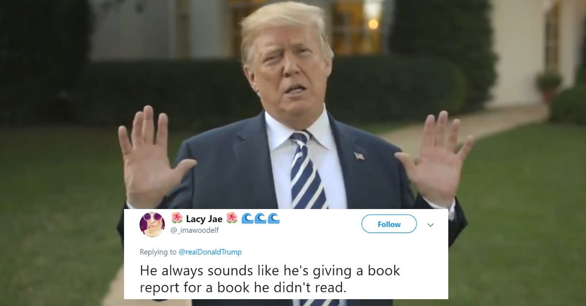 People Are Roasting Trump Over His Mind-Numbing Observation About The Wetness Of Water ðŸ˜‚