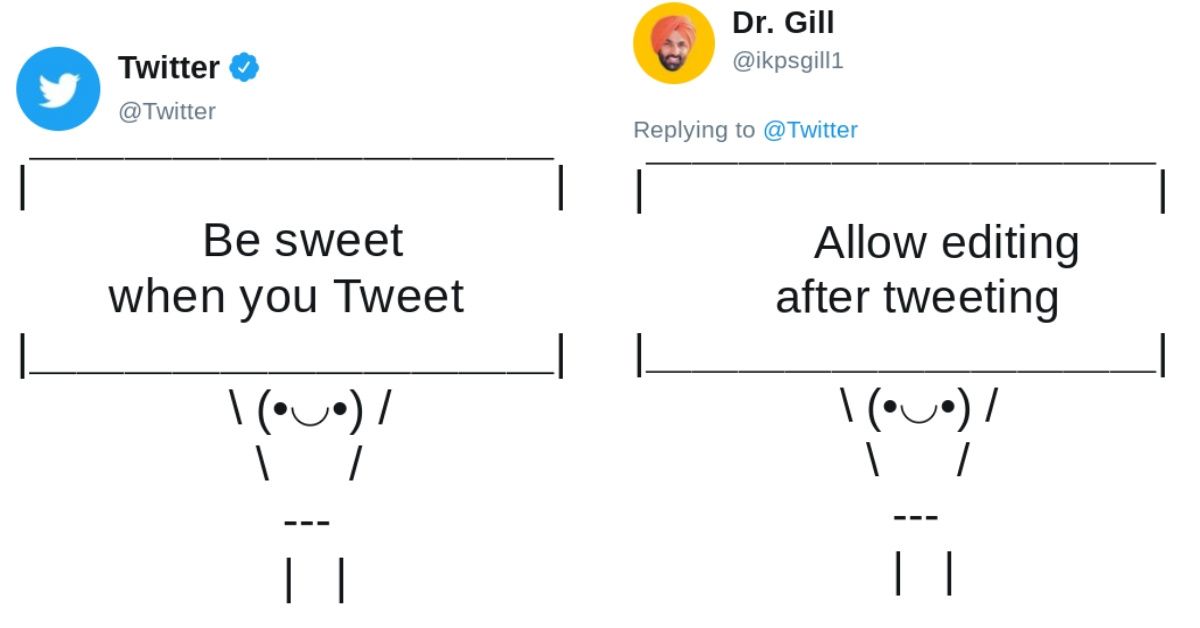 Twitter Posted A 'Be Sweet When You Tweet' Message That Turned Into An Instant Meme ðŸ˜‚