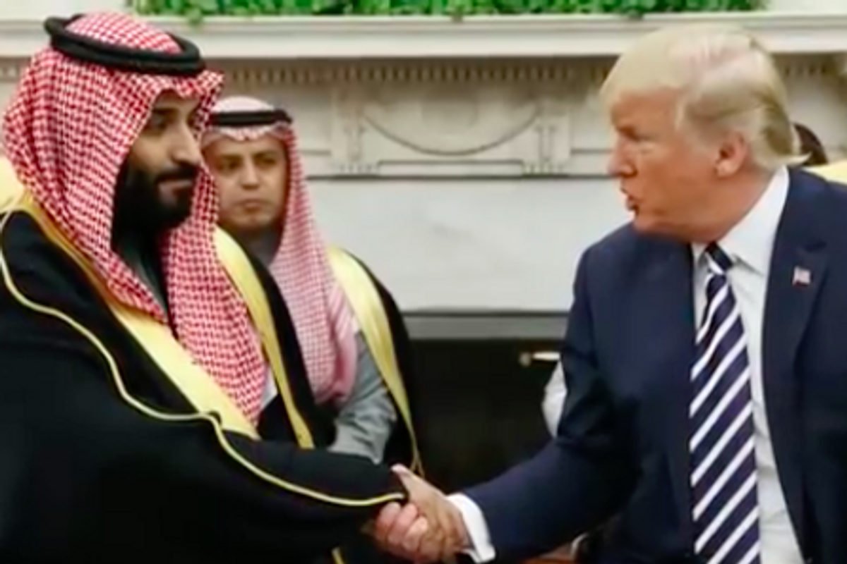 Trump Won't Let A Little Murder Ruin A Literally Rewarding Friendship With Saudi Arabia