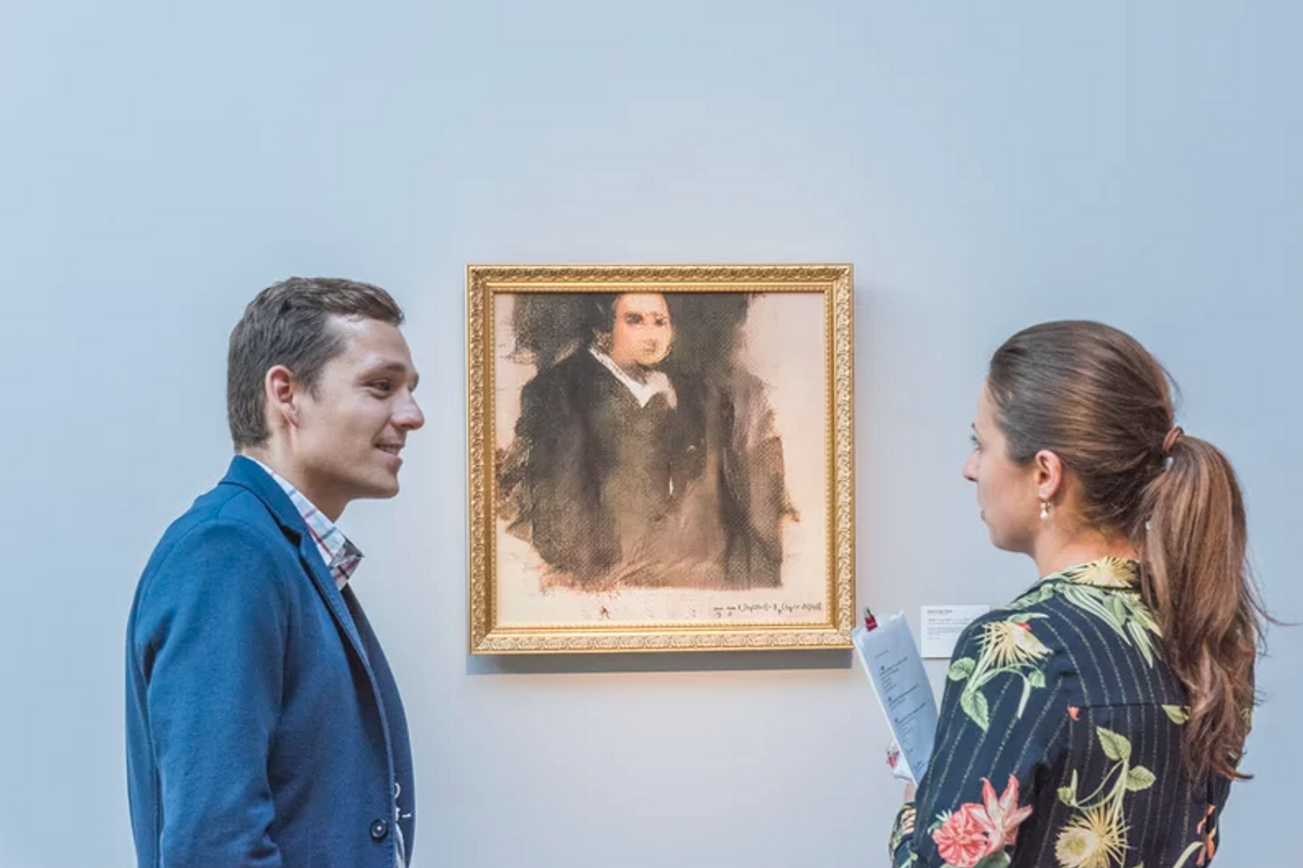 Portrait painted by AI sells for $432,500, forty times its estimate