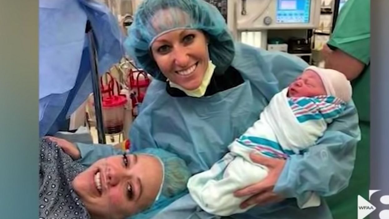 Same-Sex Couple Makes History After Delivering Baby They Both Helped Carry