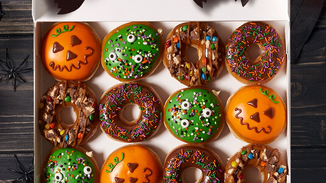 Krispy Kreme will give you a free donut on Halloween