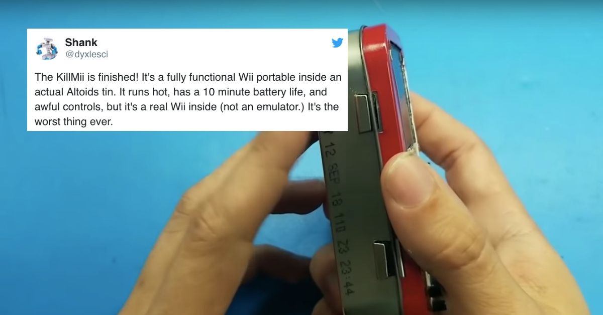 Someone Just Transformed A Tin Of Altoids Into A Functioning Nintendo Wii ðŸ˜®