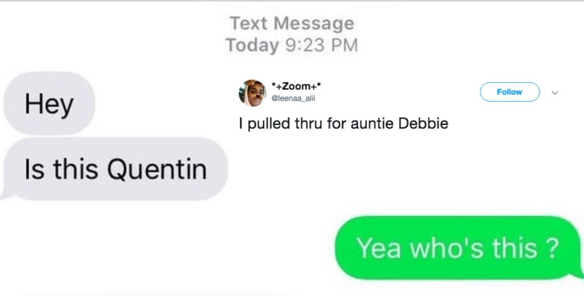 Someone's Aunt Texted The Wrong Person About A Family Event—And She Went To It Anyway ❤️
