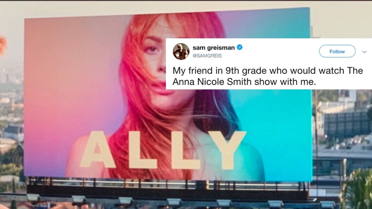 Lady Gaga's Over-The-Top Billboard From 'A Star Is Born' Has Turned Into A Hilarious Meme ðŸ˜‚