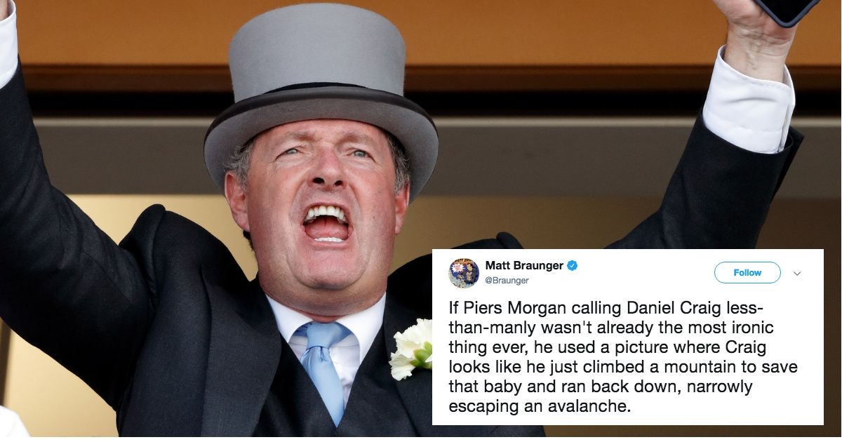 Piers Morgan Tried To Mock Dads Who Carry Their Babies—And Got Absolutely Dragged For It