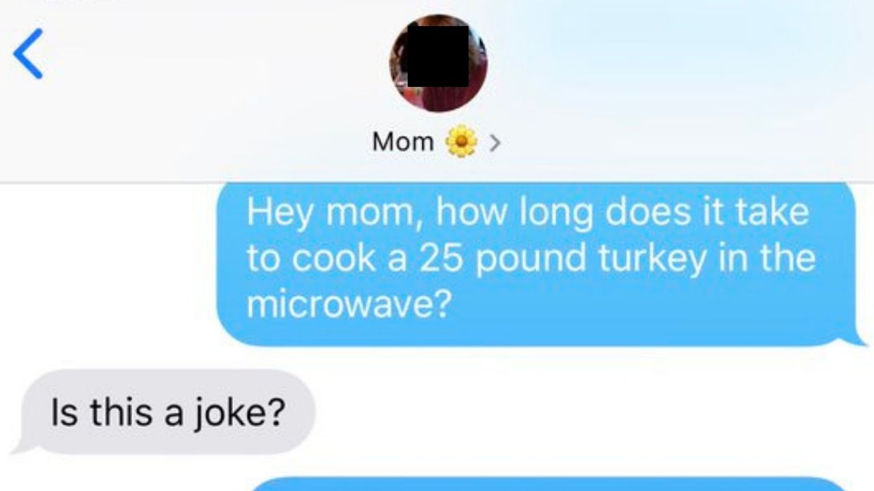 Kids Are Pranking Their Parents By Asking How Long To Cook A Turkey In The Microwave And It's Too Good ðŸ˜‚