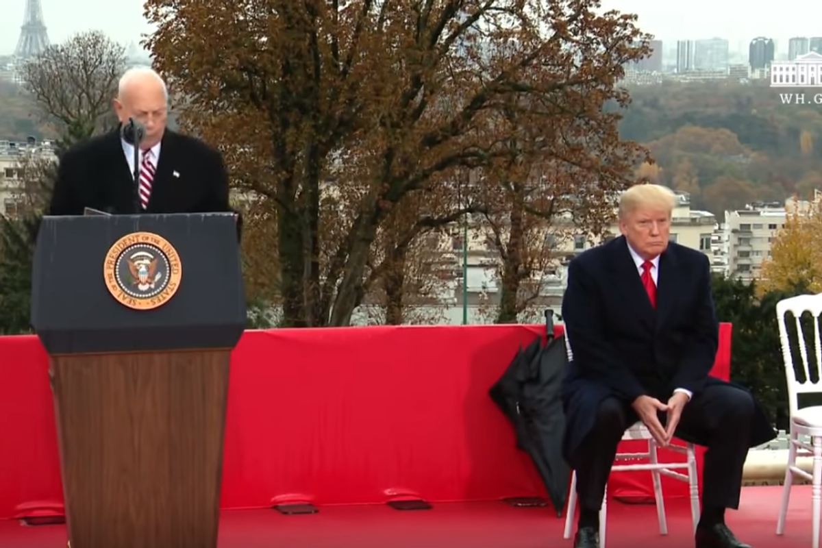 Trump Stops Yelling At Clouds For Three Days, Hides From Them Instead