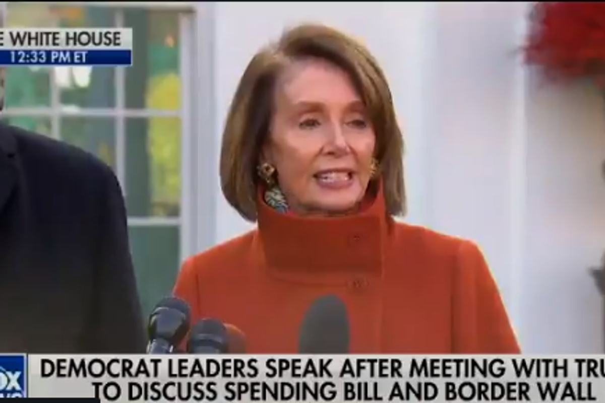 Can Somebody Hold Nancy Pelosi's Beer While She Dick-Punches Trump Some More?