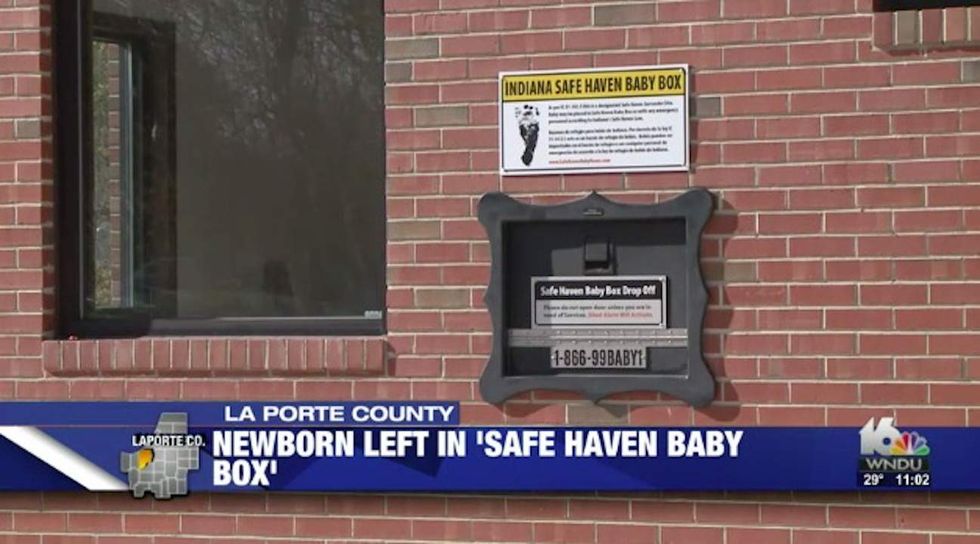 Newborn left inside Safe Haven Box at an Indiana fire station - TheBlaze