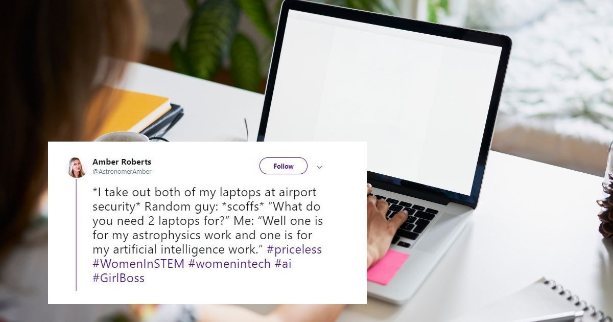 Woman's Infuriating Story Of A Guy Asking Her Why She Has Two Laptops Ignites Conversation About Gender Bias