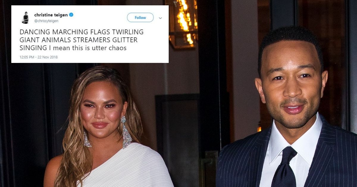 Macy's Used One Of Chrissy Teigen's Tweets From 2014 About The Thanksgiving Day Parade To Roast Her And John Legend ðŸ˜‚
