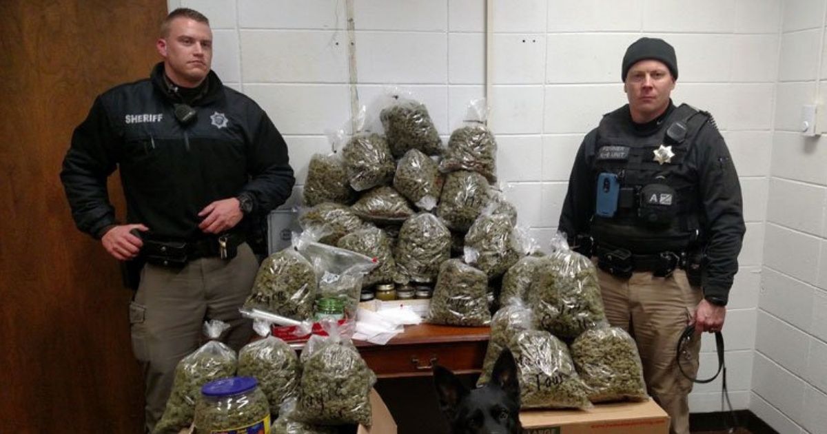 Elderly Couple Gets Caught Transporting $300k Of Weed—Claims It Was For Christmas Presents