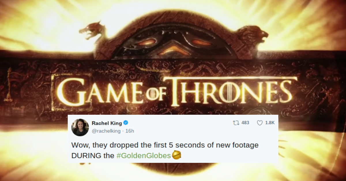 'Game Of Thrones' Dropped 5 Seconds Of New Footage During The Globes—And The Internet Went Nuts