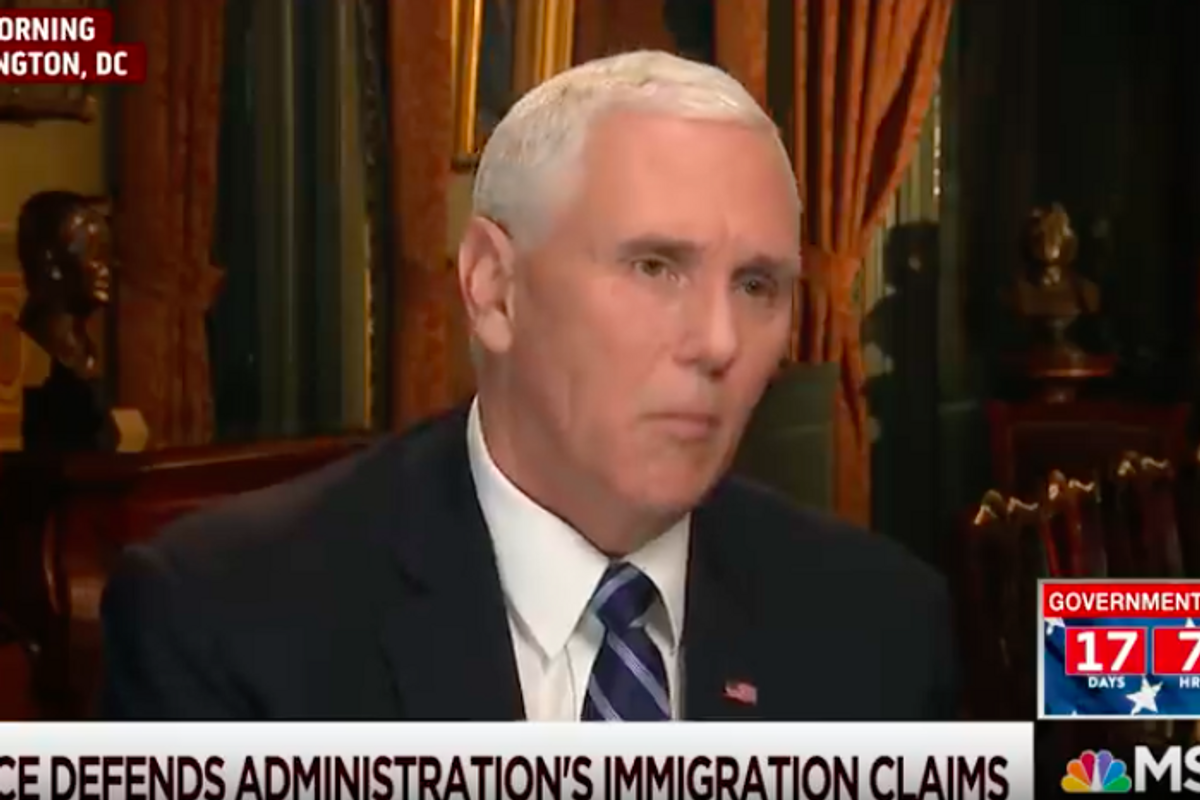 VP Pence Says Ex-Presidents Talking To Trump Through The TV
