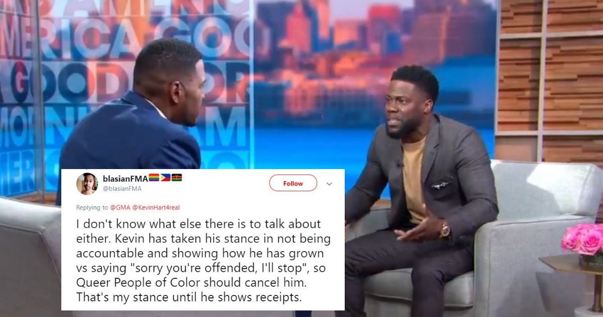 A Tense Kevin Hart Tells Michael Strahan He's 'Over It' During Sit-Down Interview On 'GMA'