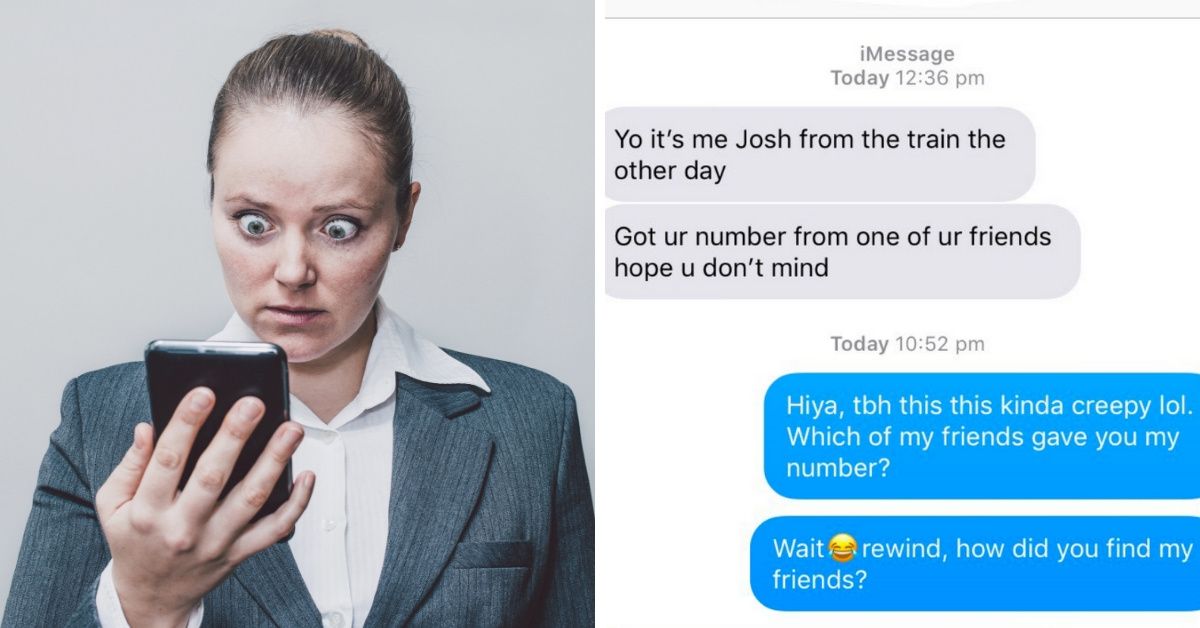 Woman Is Understandably Creeped Out By Guy She Met On Subway Who Somehow Got Her Phone Number ðŸ˜±