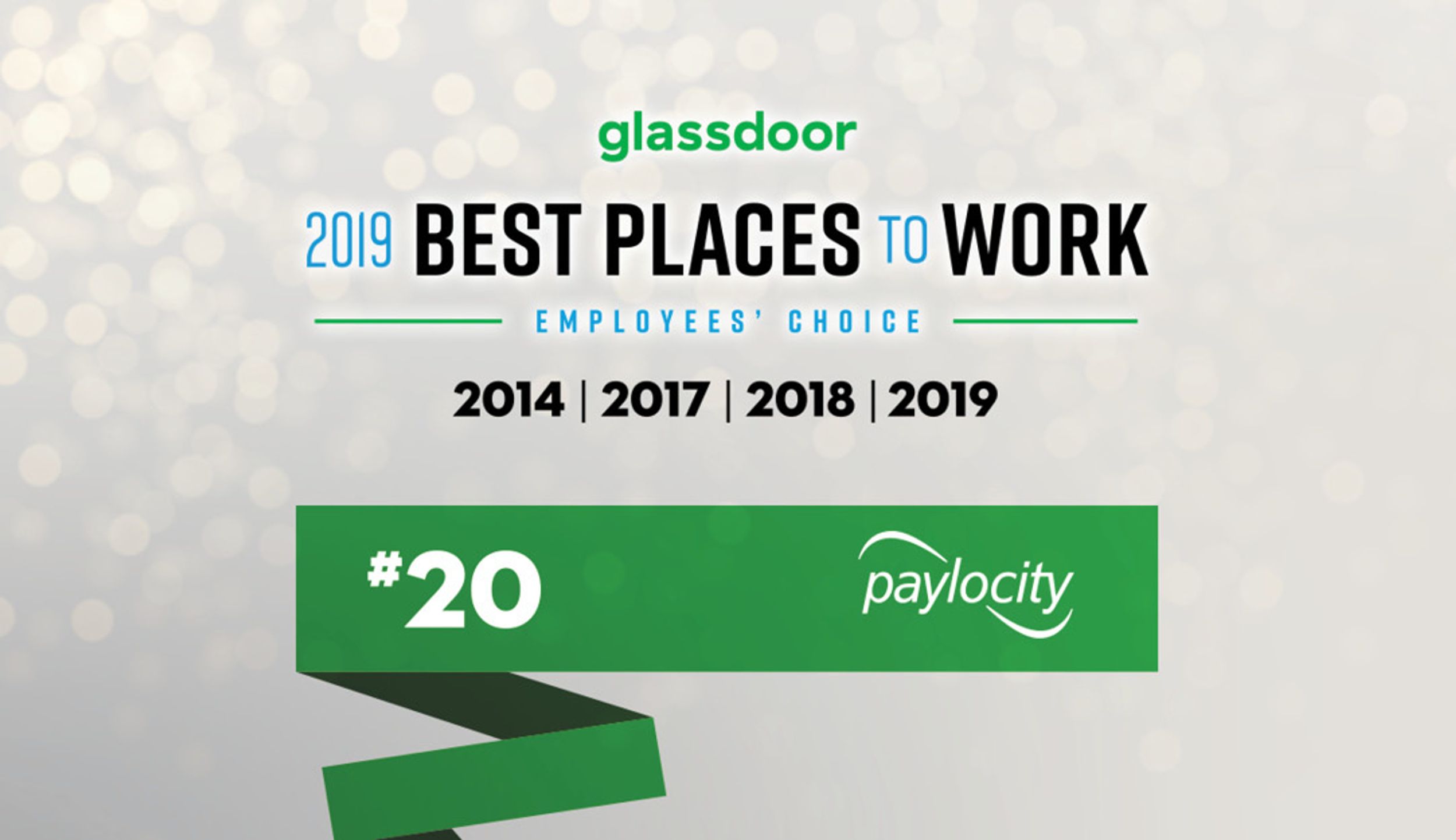 Paylocity Honored as One of the Best Places to Work in 2019, A Glassdoor Employees’ Choice Award