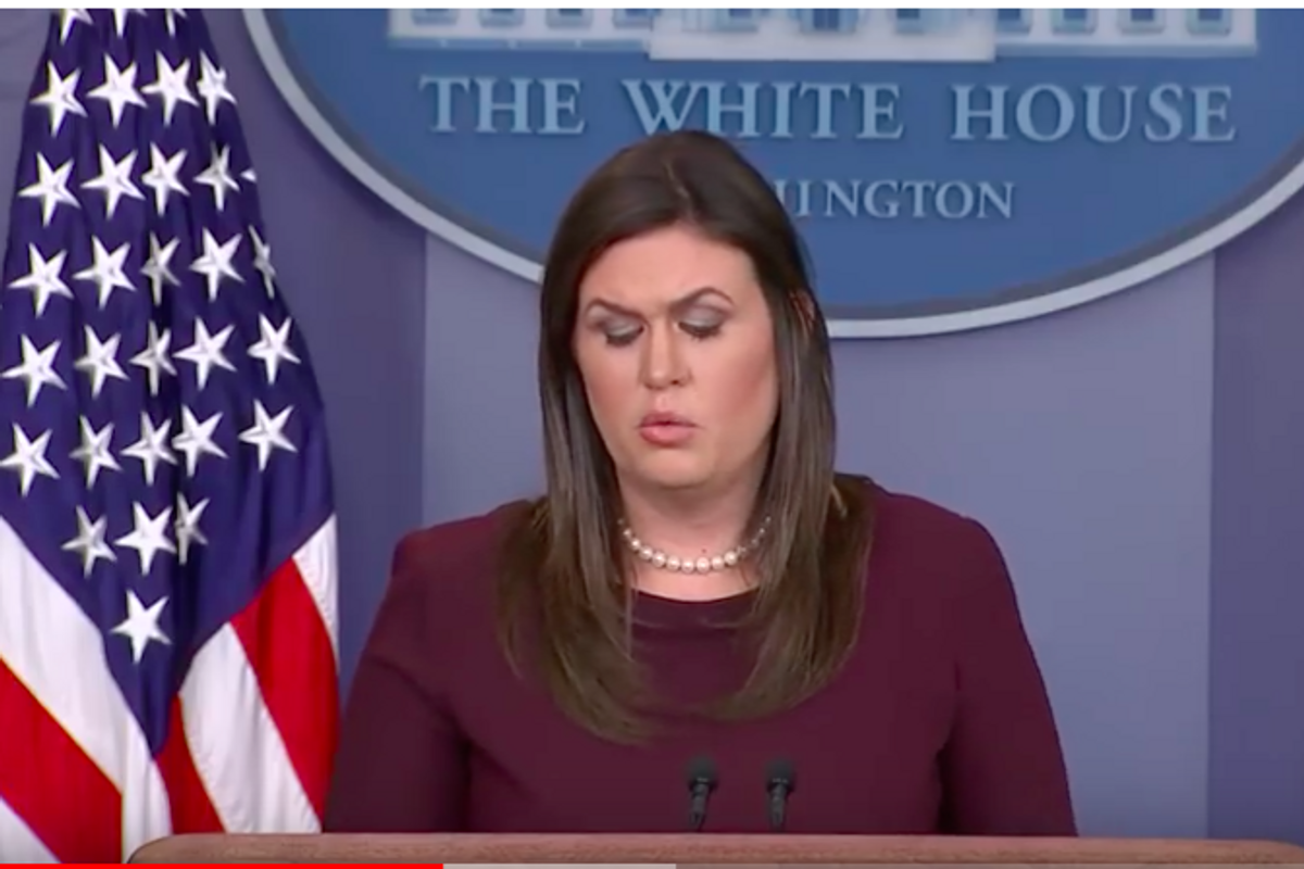 Inveterate Liar Sarah Huckabee Sanders Hopes Y'all Will Remember How 'Honest' She Was