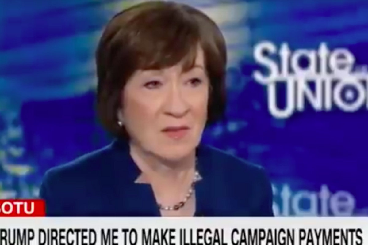 Susan Collins Just Lying And Playing Dumb On TV, Like She Does