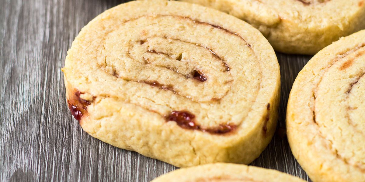 Peanut Butter & Jam Pinwheel Cookies My Recipe Magic