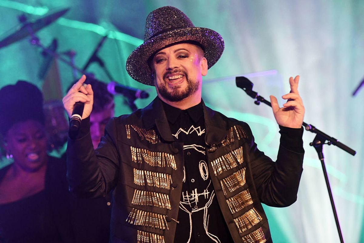 Fans Are Loving Boy George's Makeup-Free Look In The Video For His New Song 'Life'
