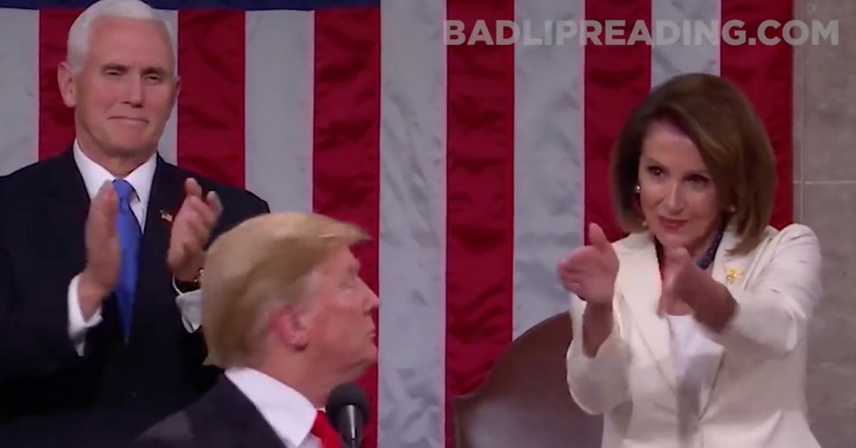 New Bad Lip Reading Video Puts A Hilarious Spin On Trump's State Of The Union Speech