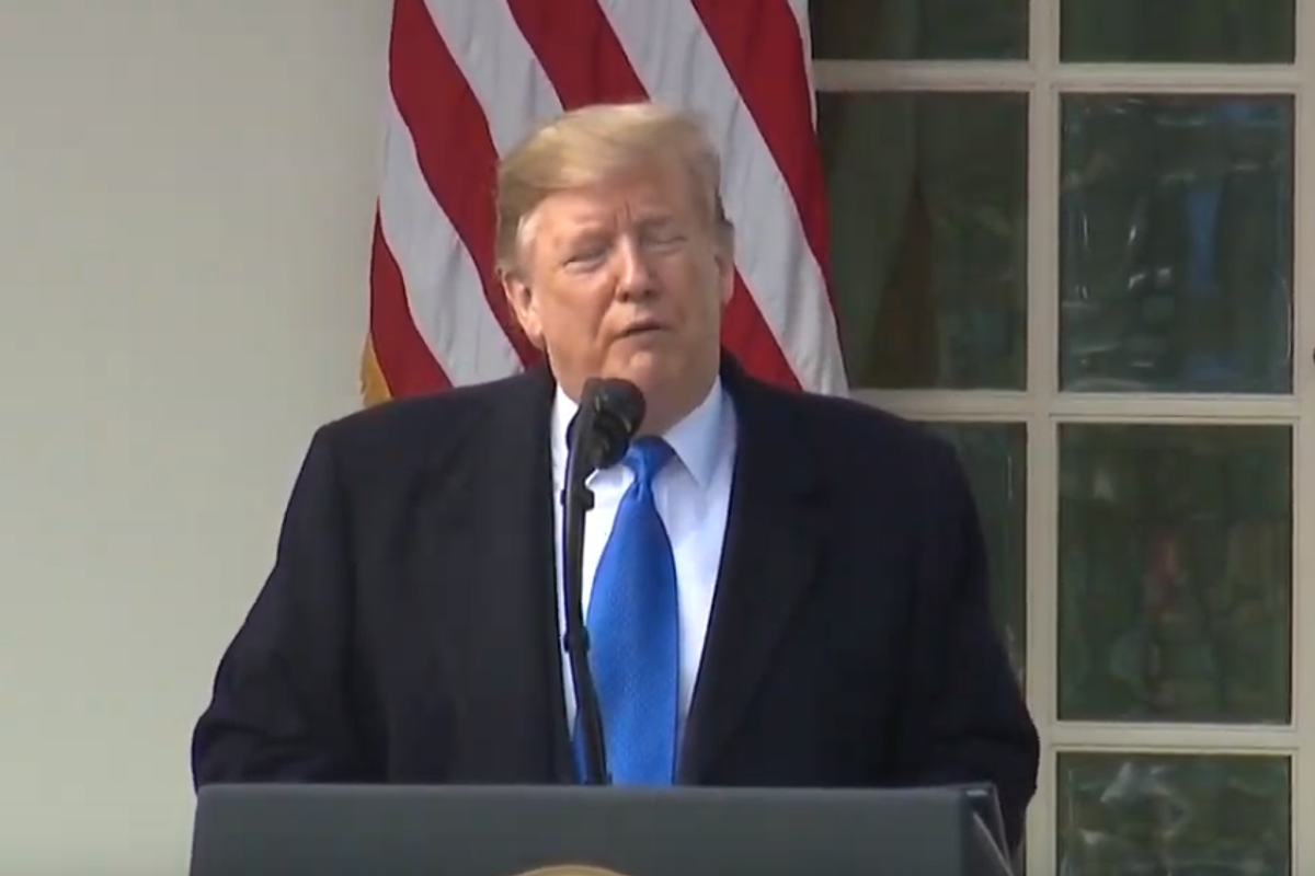 Did Two Syphilitic Raccoons Just F*ck Each Other To Death In The Rose Garden, Or Was That Just Trump's Brain?