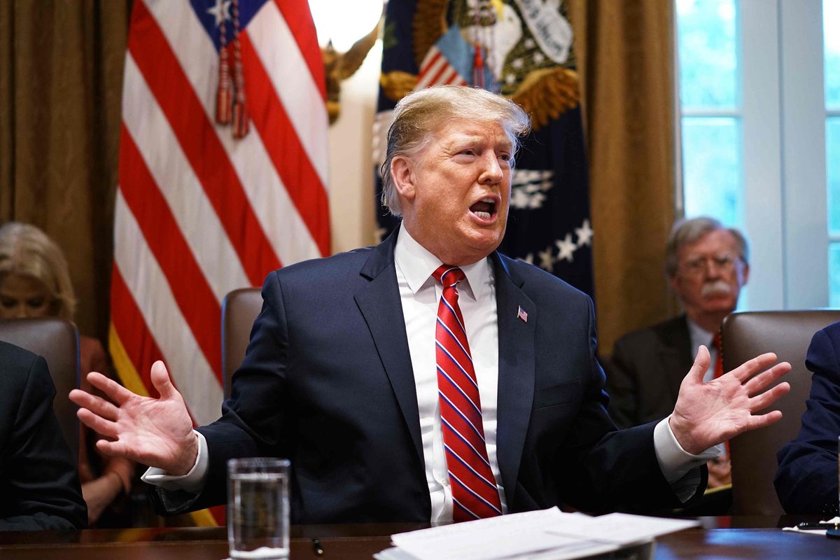 donald trump being a moron