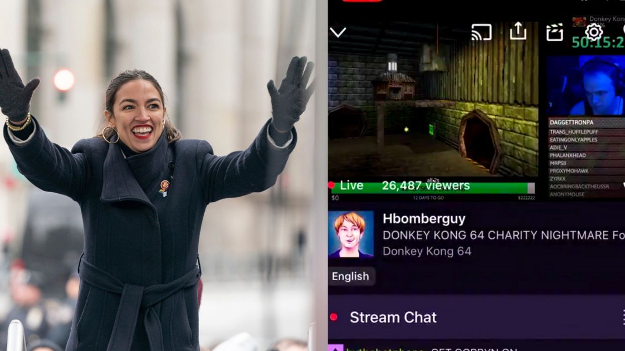 Alexandria Ocasio-Cortez Popped Into A 'Donkey Kong 64' Twitch Session To Raise Money For An Important Cause