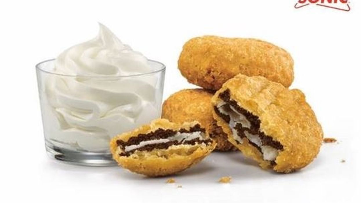 Sonic offers deep-fried Oreos with ice cream so you don't have to wait for the state fair