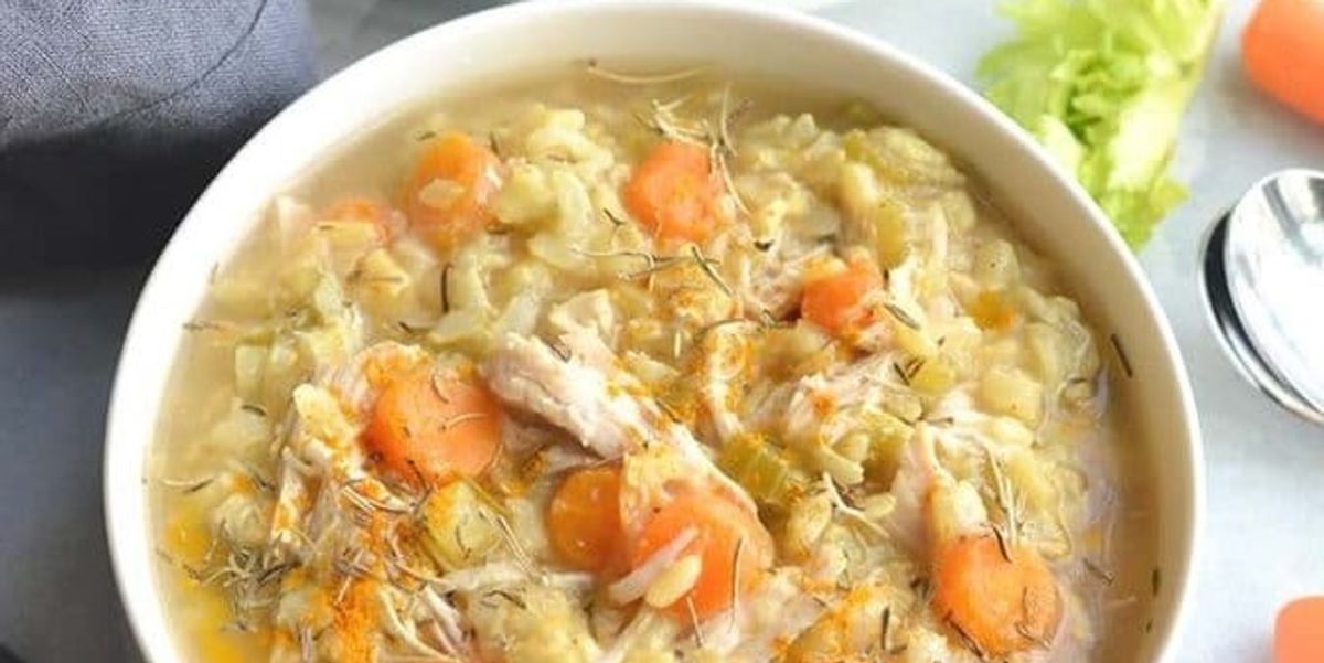 Instant Pot Turmeric Chicken Rice Soup My Recipe Magic