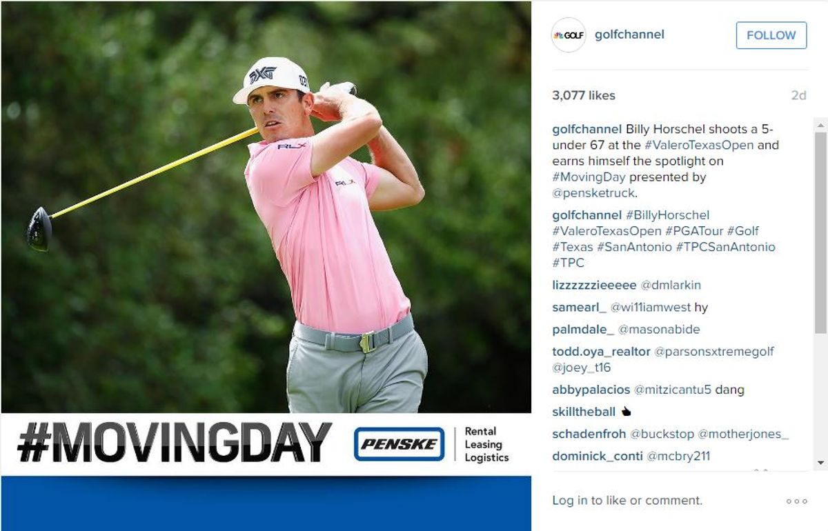 Penske and Golf Channel Activate Multi-Platform Branding Campaign