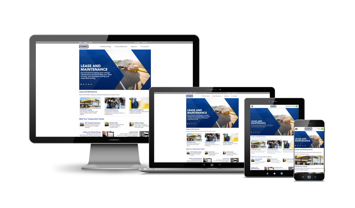 Penske Truck Leasing Introduces New Mobile-Friendly Website and Online Resource Center