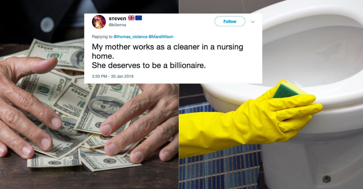 A Debate About Whether A Billionaire Has Ever Worked Harder Than Someone Who Cleans Toilets Is Raging On Twitter