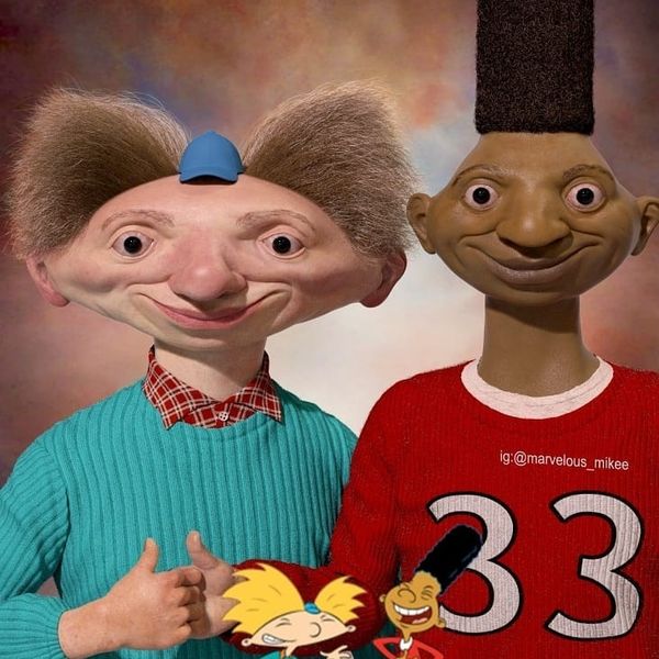 These Realistic 'Hey Arnold!' Characters Will Haunt Your Nightmares