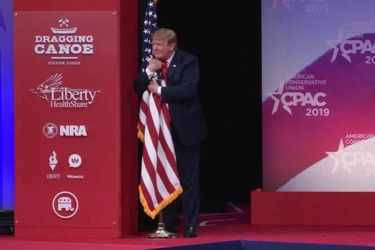 Sad Old Man Humps American Flag, Does Other Embarrassing Things