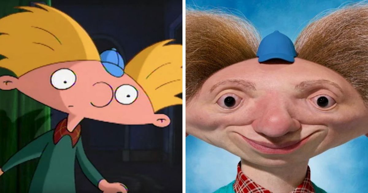 Artist's Recreation Of 'Hey Arnold' As A Real Person Is The Stuff Of Nightmares