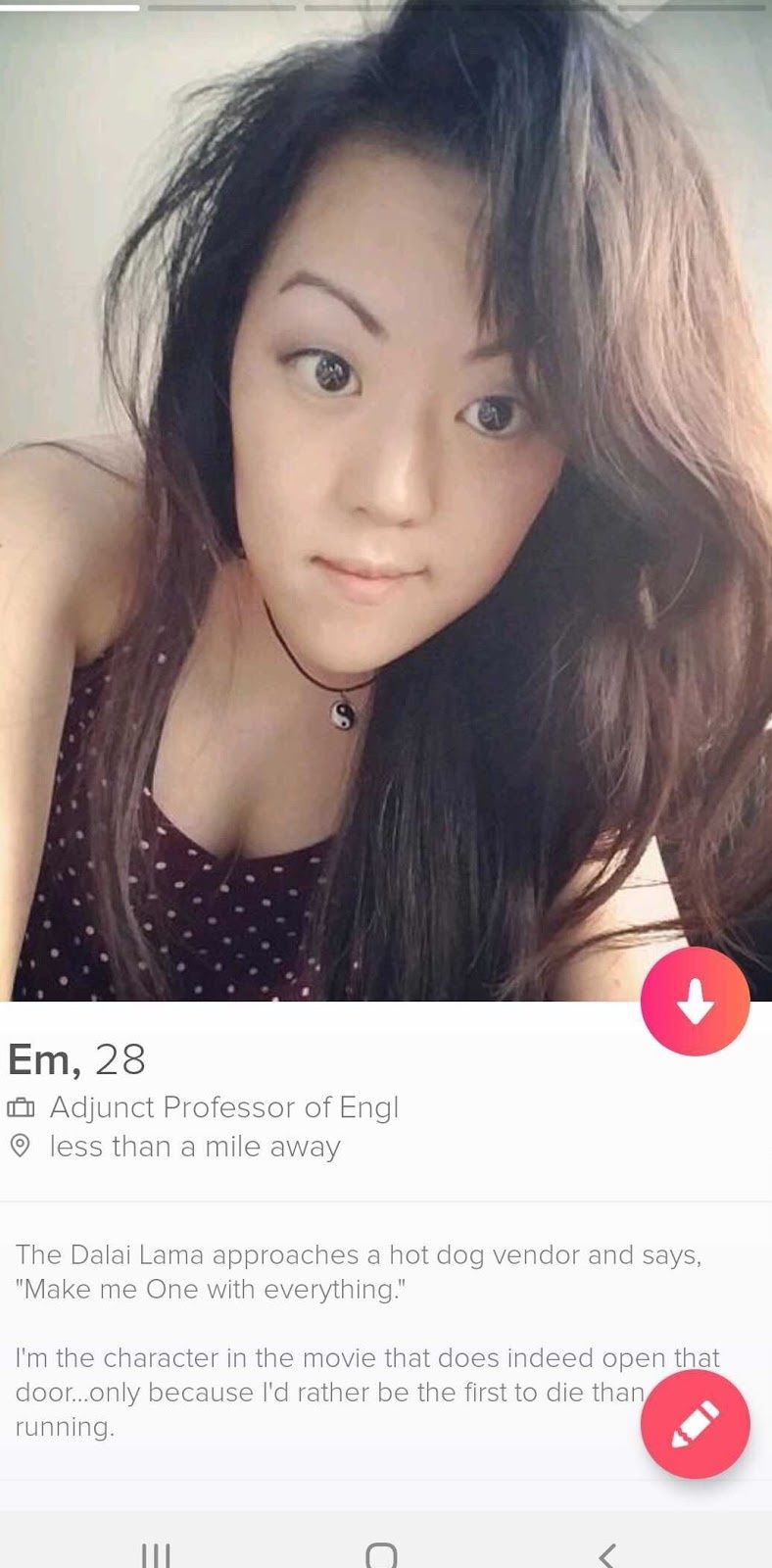 Im an Asian Woman on Tinder An