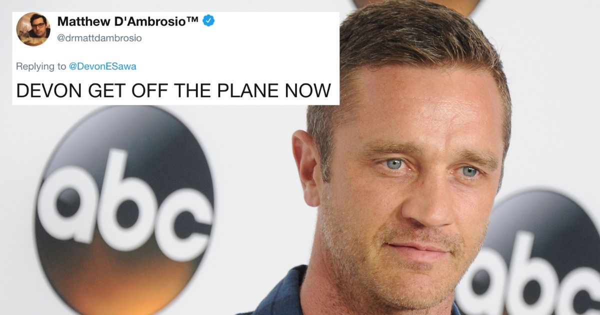 Devon Sawa Found Himself On A Very Eerie Flight For The 20th Anniversary Of 'Final Destination'