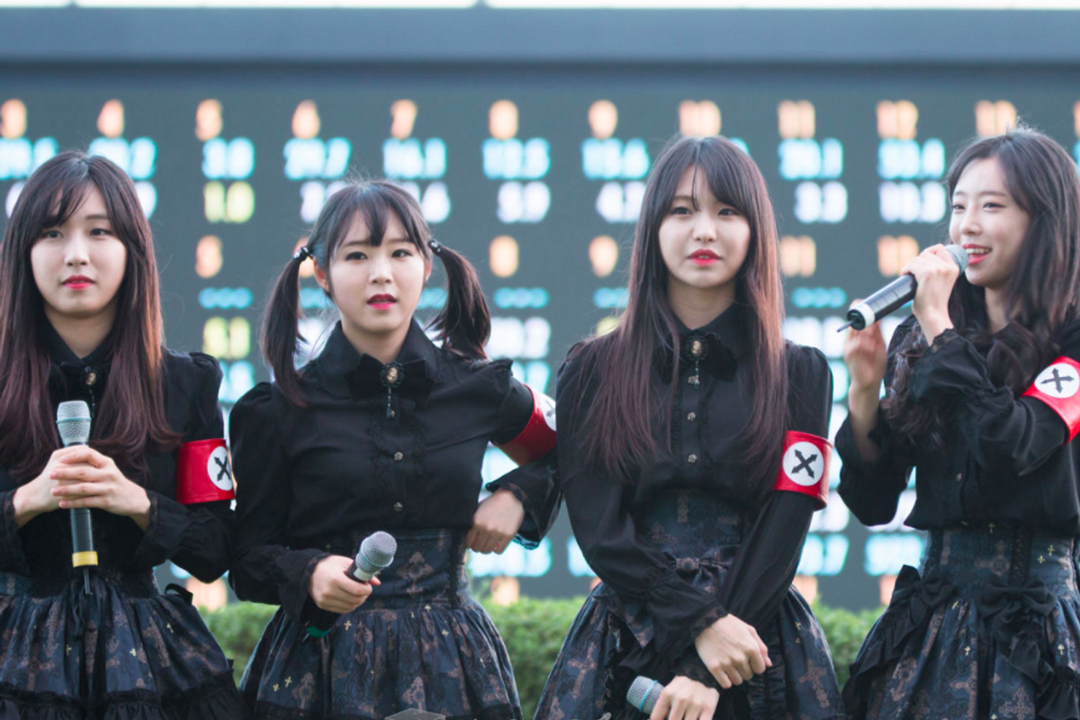 K-Pop band Fritz Nazi outfits