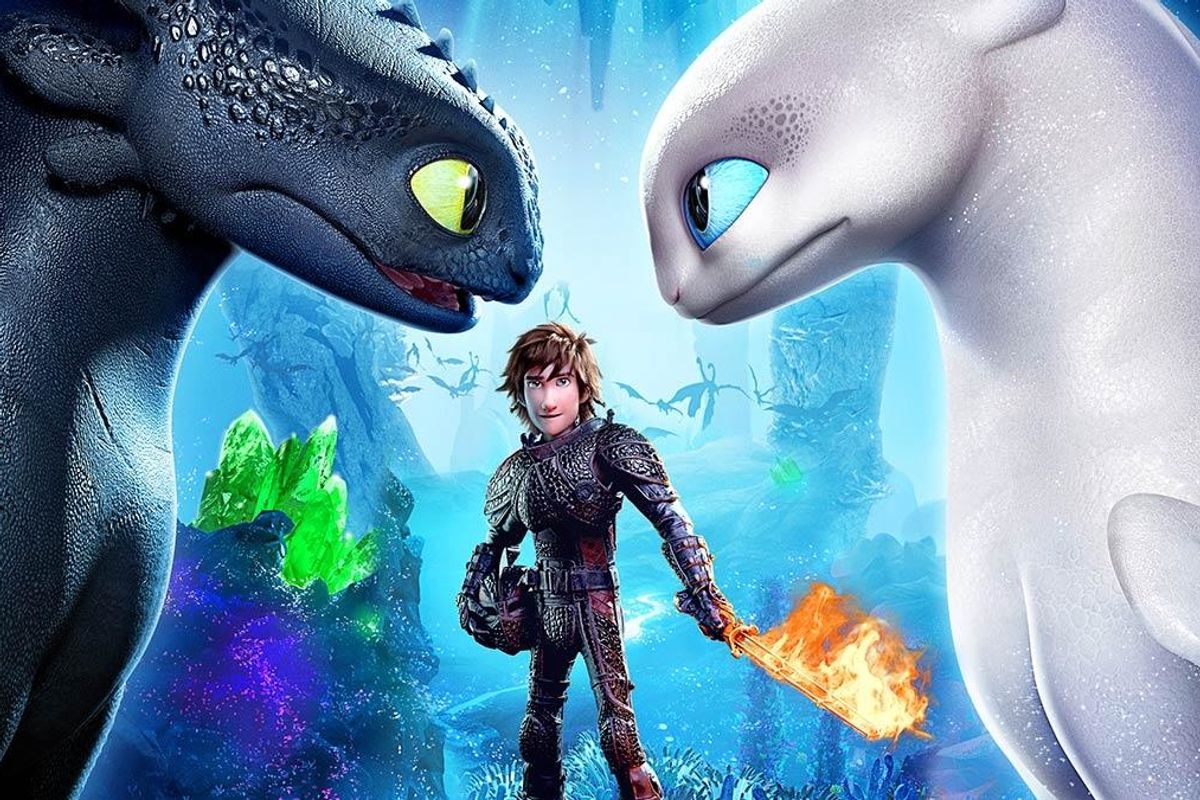 how to train your dragon: the hidden world toothless poster
