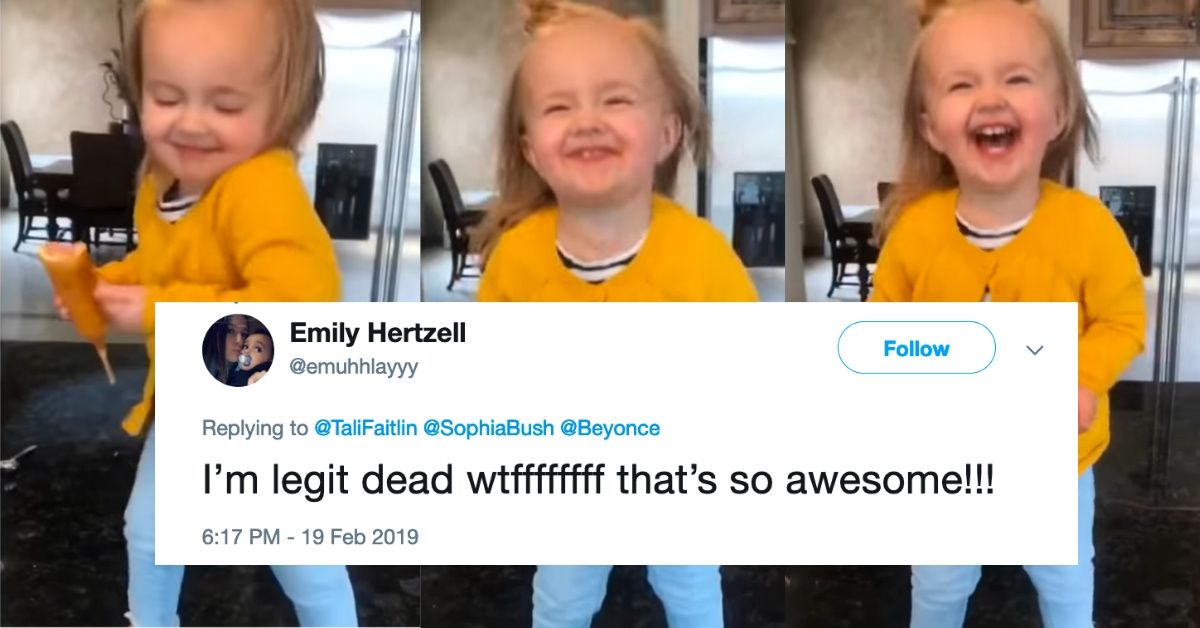 This Toddler Dancing To Beyoncé With A Corndog Is A Mood That Will Take You All The Way Through The Weekend
