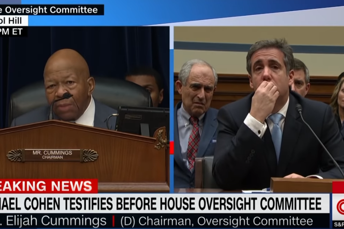 Elijah Cummings Dad-Splained Michael Cohen And Made Him (And America!) Cry