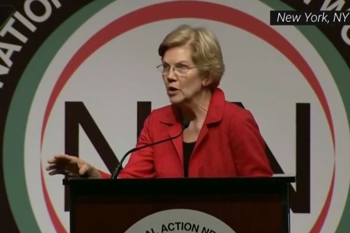 Shall We Watch Elizabeth Warren's Barnburning National Action Network Speech? Duh Of Course We Shall!